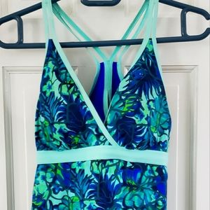 L.L. Bean bathing suit tanki top. Gently used bathing top. Slightly padded cups.